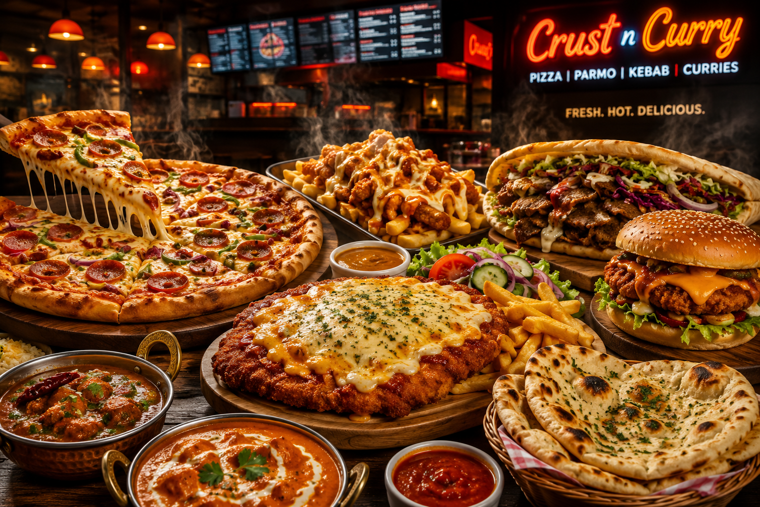 Crust n Curry Food
